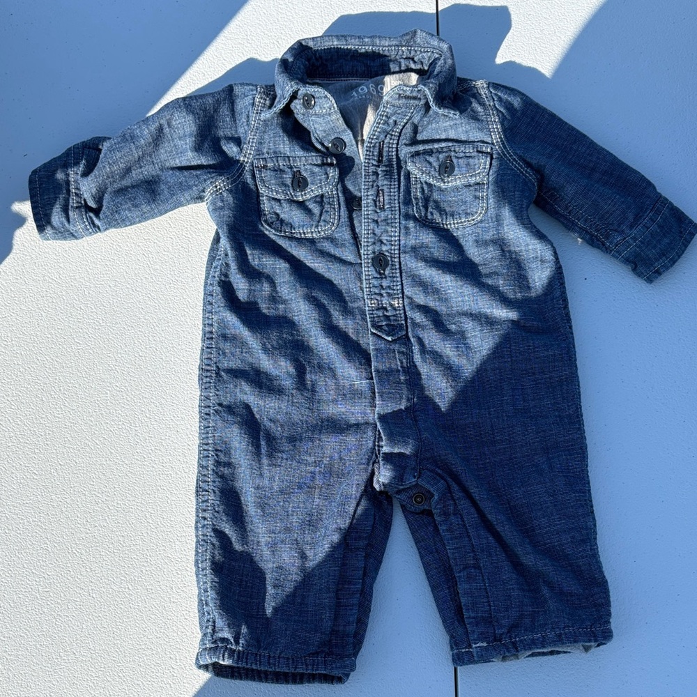 GAP Classic Blue Kids Romper